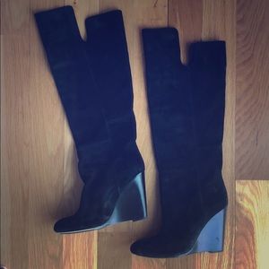 House of Harlow 1960 Sillia Black knee high boots